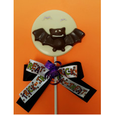 Moon with  Bat chocolate lolly